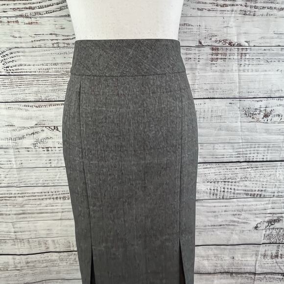 Evan Picone Skirt size 8 Black Red Plaid Straight Knee Kick Pleats Career Suit - Picture 2 of 9